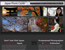Tablet Screenshot of japanphotoguide.com